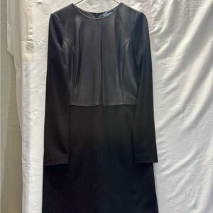 ANTONIO MELANI Black Long Sleeve Dress